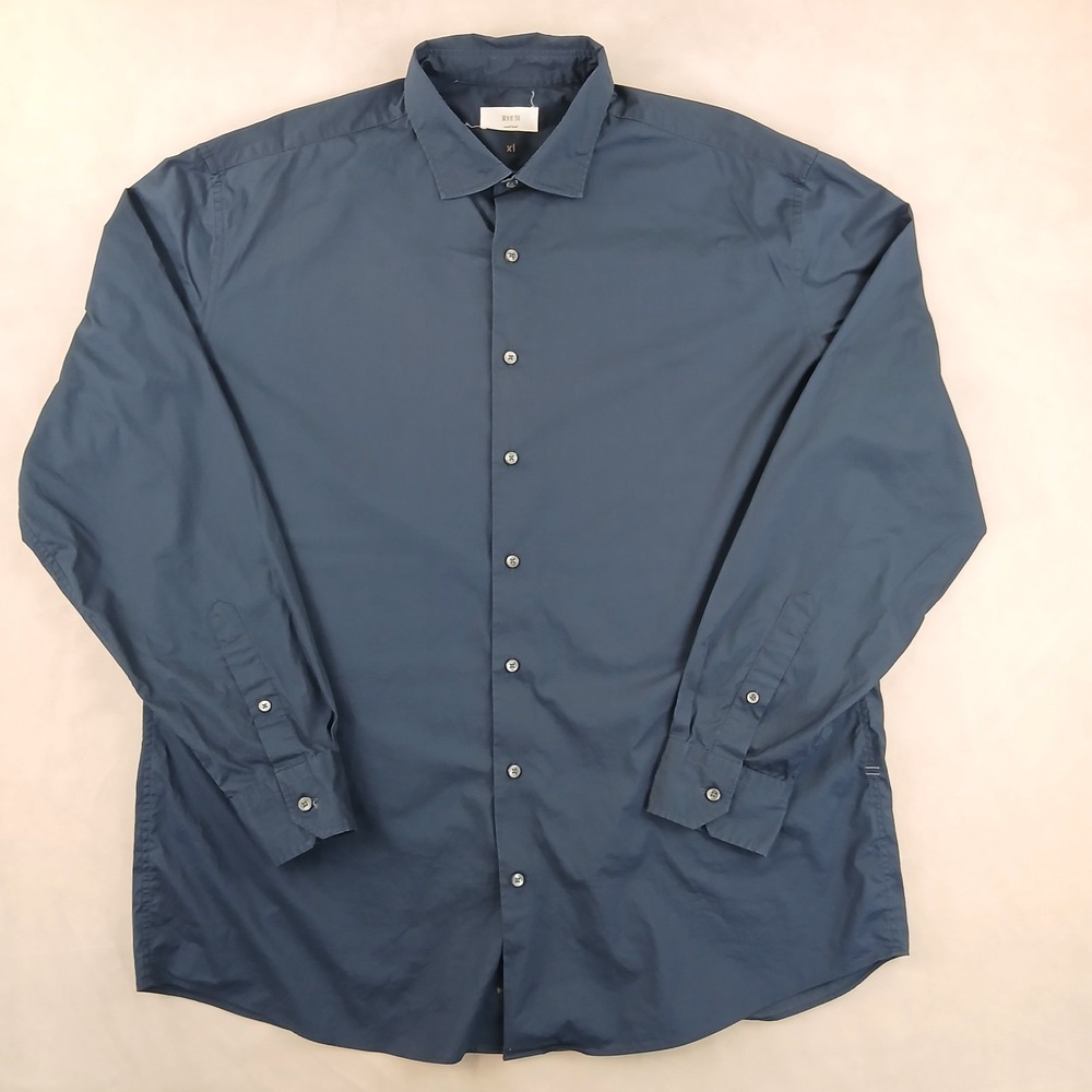 Rye 51 XL Mens Shirt Stretch Long Sleeve Button Up 24x30‎ Has Defects